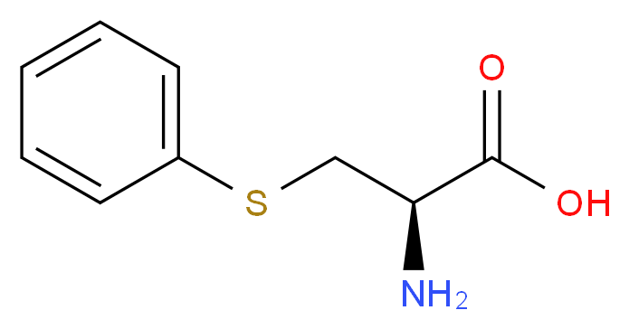 (2R)-2-amino-3-(phenylsulfanyl)propanoic acid_分子结构_CAS_34317-61-8