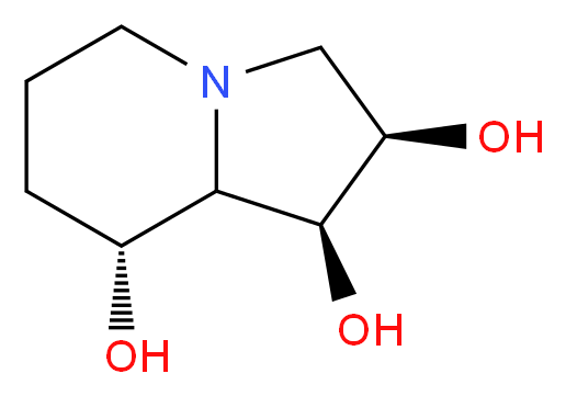 Swainsonine_分子结构_CAS_72741-87-8)