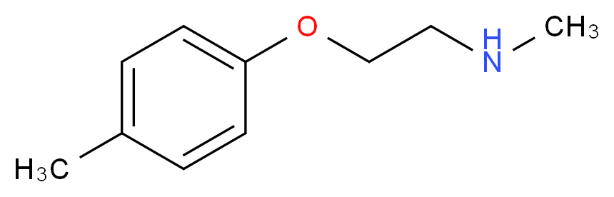 N-Methyl-2-(4-methylphenoxy)-1-ethanamine_分子结构_CAS_)