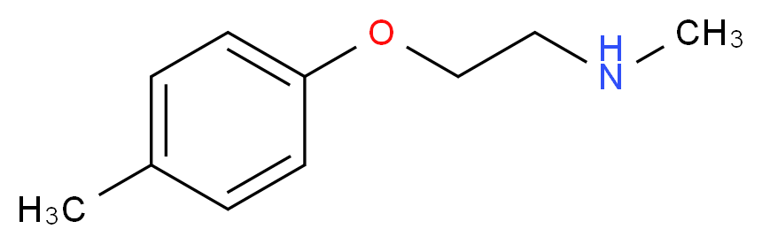 N-methyl-2-(4-methylphenoxy)ethanamine_分子结构_CAS_)