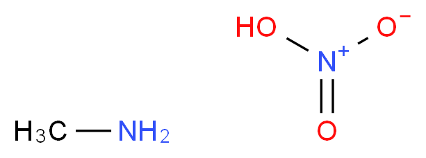 methanamine; nitric acid_分子结构_CAS_22113-87-7