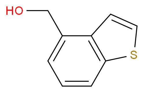 1-benzothiophen-4-ylmethanol_分子结构_CAS_51830-54-7