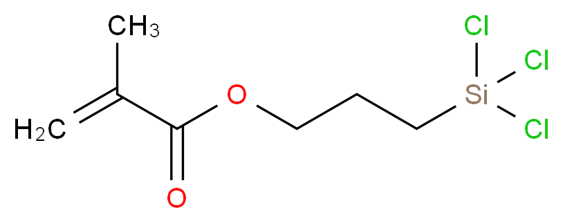 3-(trichlorosilyl)propyl 2-methylprop-2-enoate_分子结构_CAS_7351-61-3