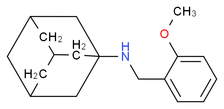 N-[(2-methoxyphenyl)methyl]adamantan-1-amine_分子结构_CAS_332108-40-4