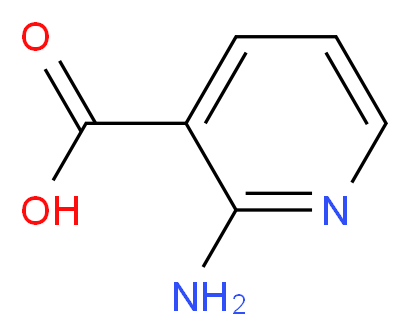 2-aminopyridine-3-carboxylic acid_分子结构_CAS_5345-47-1
