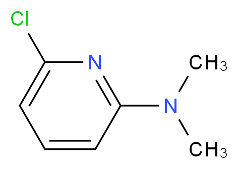 6-chloro-N,N-dimethylpyridin-2-amine_分子结构_CAS_1060801-42-4)