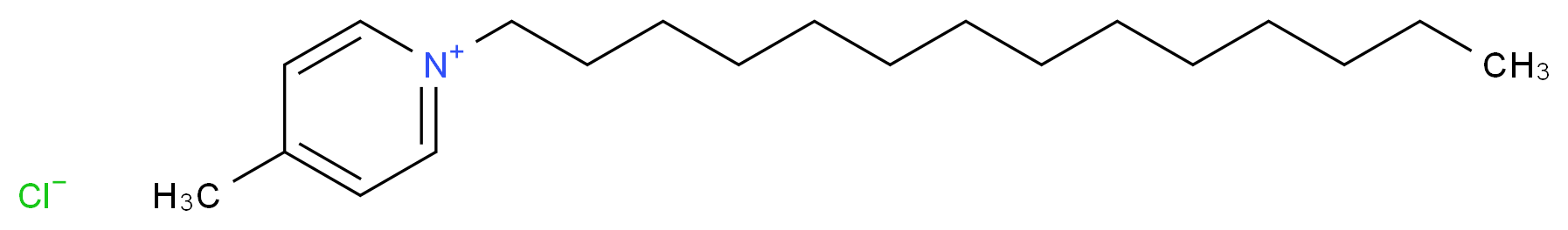 4-methyl-1-tetradecylpyridin-1-ium chloride_分子结构_CAS_2748-88-1