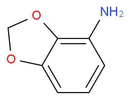 1,3-Benzodioxol-4-amine_分子结构_CAS_1668-84-4)