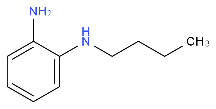 1-N-butylbenzene-1,2-diamine_分子结构_CAS_51592-02-0