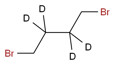 1,4-dibromo(2,2,3,3-<sup>2</sup>H<sub>4</sub>)butane_分子结构_CAS_52089-63-1