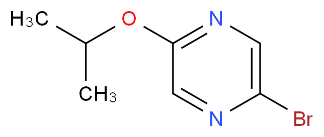 2-BROMO-5-ISOPROPOXYPYRAZINE_分子结构_CAS_959238-74-5)