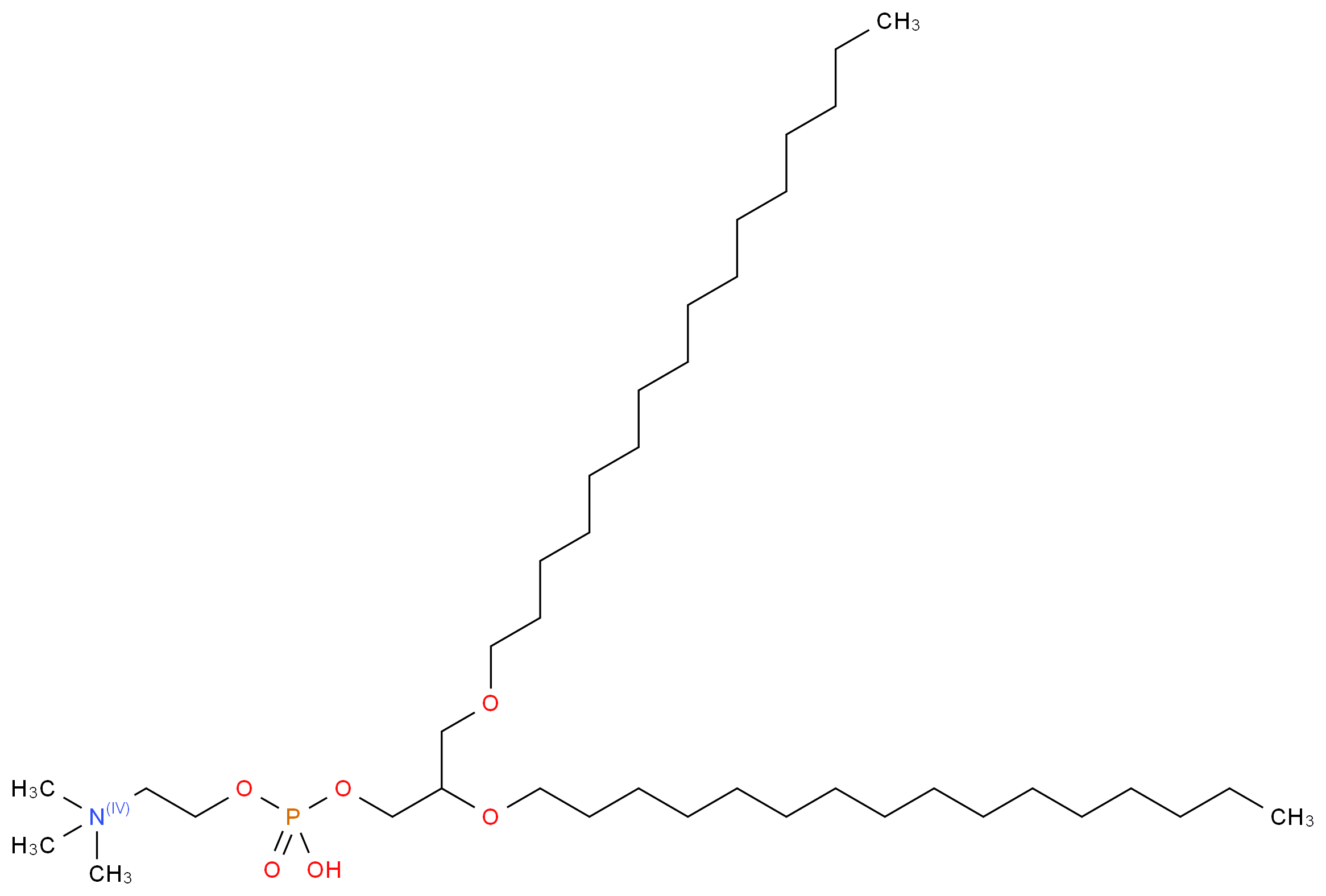 1,2-Di-O-hexadecyl-sn-glycero-3-phosphocholine_分子结构_CAS_36314-47-3)