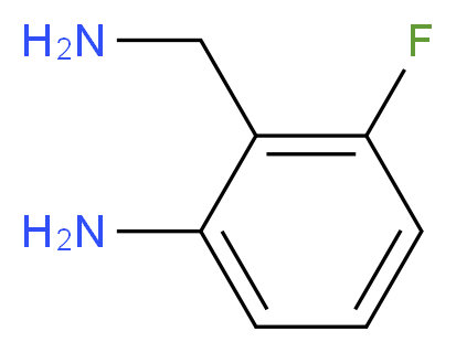 2-(Aminomethyl)-3-fluoroaniline 97%_分子结构_CAS_175277-93-7)