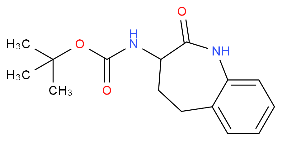 tert-Butyl N-(2-oxo-2,3,4,5-tetrahydro-1H-1-benzazepin-3-yl)carbamate_分子结构_CAS_86499-69-6)