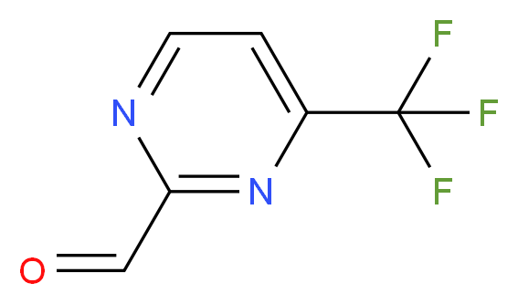 4-(trifluoromethyl)pyrimidine-2-carbaldehyde_分子结构_CAS_1333222-14-2