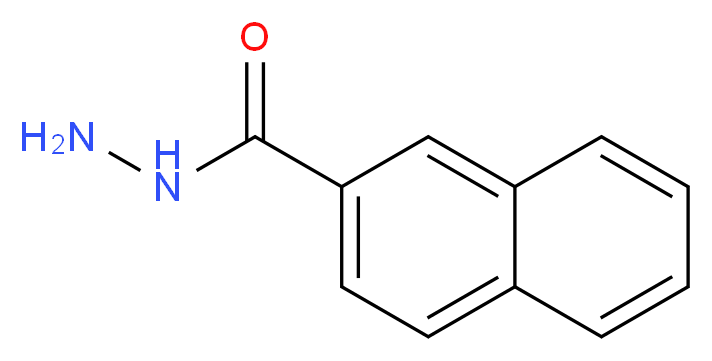 2-Naphthhydrazide_分子结构_CAS_39627-84-4)