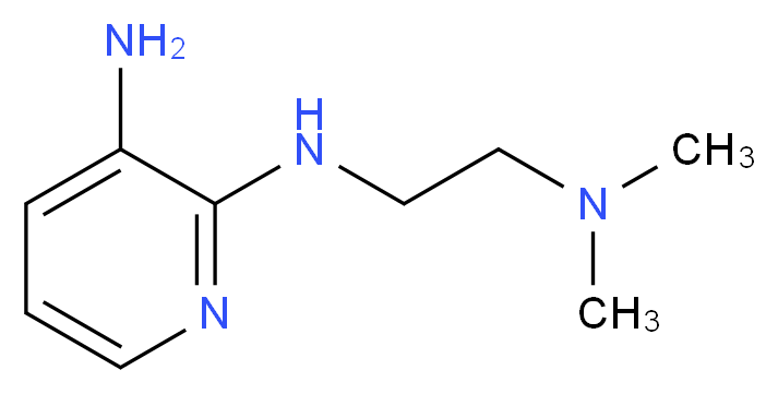 2-N-[2-(dimethylamino)ethyl]pyridine-2,3-diamine_分子结构_CAS_834798-18-4