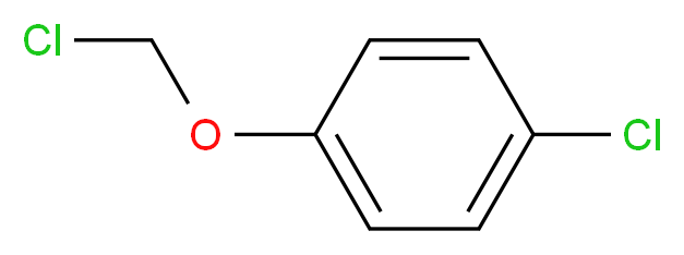 1-chloro-4-(chloromethoxy)benzene_分子结构_CAS_21151-56-4