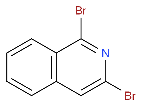 1,3-Dibromoisoquinoline_分子结构_CAS_53987-60-3)