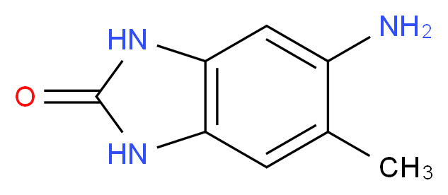 5-Amino-6-methylbenzimidazolone_分子结构_CAS_67014-36-2)