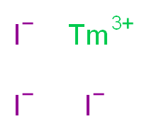 碘化铥(III), 超干_分子结构_CAS_13813-43-9)