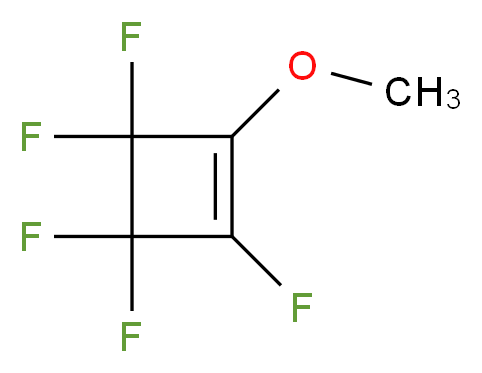 1,3,3,4,4-Pentafluoro-2-methoxycyclobutene 97%_分子结构_CAS_359-98-8)