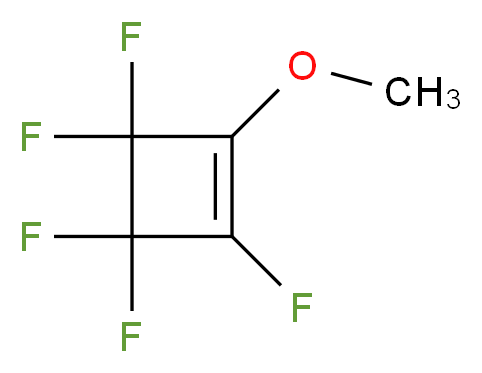 1,3,3,4,4-pentafluoro-2-methoxycyclobut-1-ene_分子结构_CAS_359-98-8