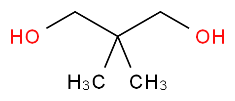 2,2-dimethylpropane-1,3-diol_分子结构_CAS_126-30-7