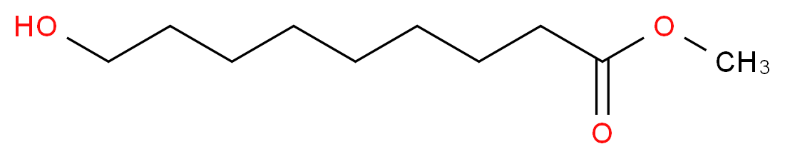 methyl 9-hydroxynonanoate_分子结构_CAS_34957-73-8