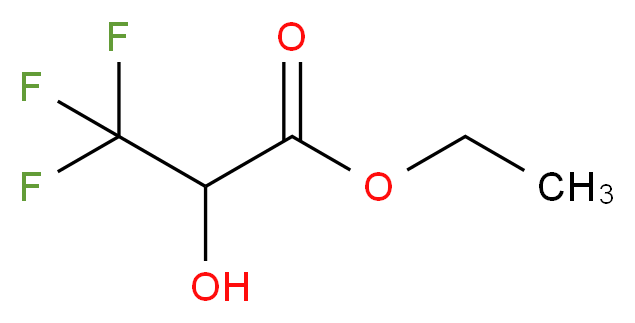 ethyl 3,3,3-trifluoro-2-hydroxypropanoate_分子结构_CAS_94726-00-8