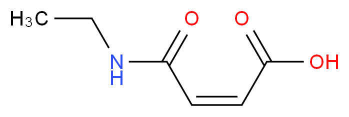 (2Z)-3-(ethylcarbamoyl)prop-2-enoic acid_分子结构_CAS_4166-67-0