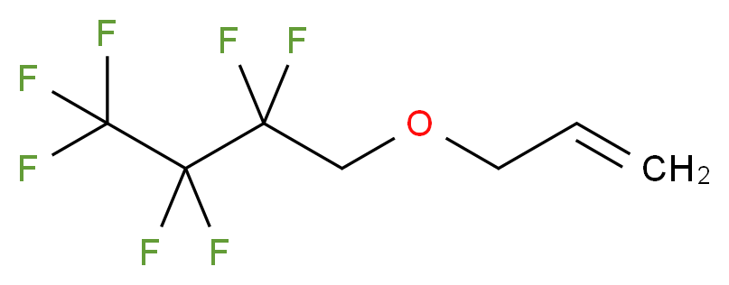 Allyl 1H,1H-heptafluorobutyl ether_分子结构_CAS_648-42-0)