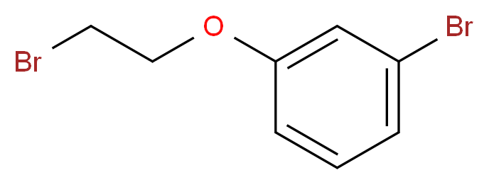 1-bromo-3-(2-bromoethoxy)benzene_分子结构_CAS_18800-29-8
