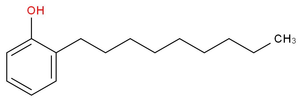 2-nonylphenol_分子结构_CAS_25154-52-3