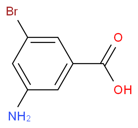 3-amino-5-bromobenzoic acid_分子结构_CAS_)