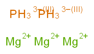 trimagnesium(2+) ion diphosphanetriuide_分子结构_CAS_12057-74-8