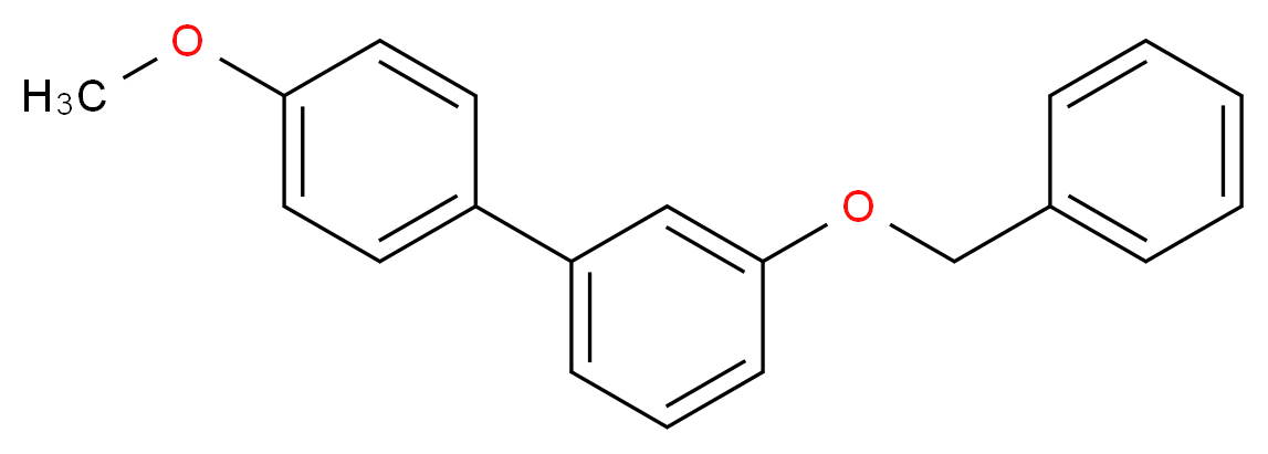 1-[3-(benzyloxy)phenyl]-4-methoxybenzene_分子结构_CAS_132470-28-1