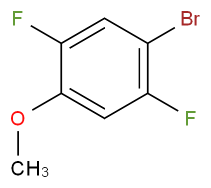 4-Bromo-2,5-difluoroanisole_分子结构_CAS_202865-60-9)