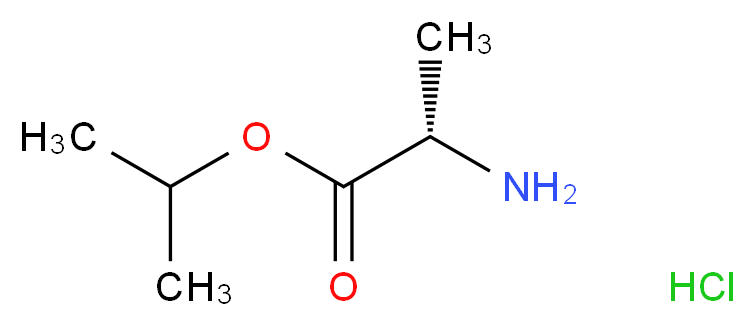 propan-2-yl (2S)-2-aminopropanoate hydrochloride_分子结构_CAS_62062-65-1