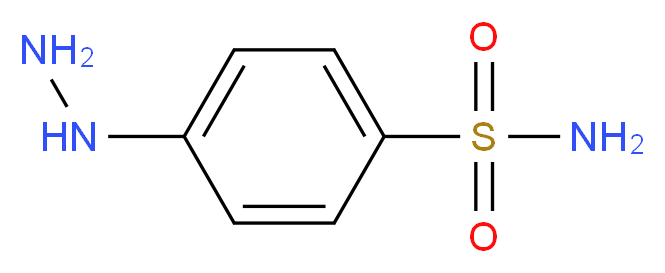 4-Hydrazinobenzenesulfonamide_分子结构_CAS_4392-54-5)