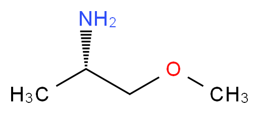 (2S)-1-methoxypropan-2-amine_分子结构_CAS_99636-32-5