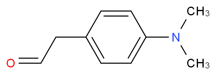 2-[4-(dimethylamino)phenyl]acetaldehyde_分子结构_CAS_99074-89-2