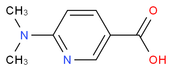 6-(Dimethylamino)nicotinic acid_分子结构_CAS_82846-28-4)