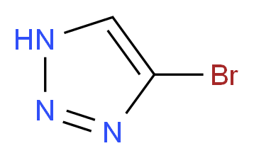 4-bromo-1H-1,2,3-triazole_分子结构_CAS_40964-56-5
