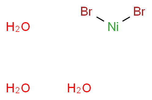 dibromonickel trihydrate_分子结构_CAS_7789-49-3