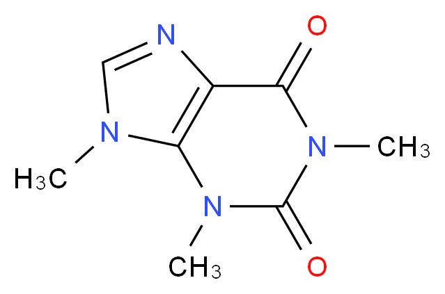 1,3,9-Trimethylxanthine_分子结构_CAS_519-32-4)