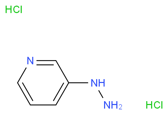 3-Hydrazinylpyridine dihydrochloride_分子结构_CAS_364727-74-2)