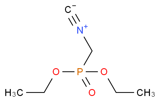 异腈甲基膦酸二乙酯_分子结构_CAS_41003-94-5)