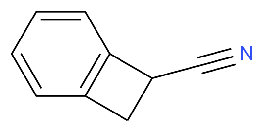 bicyclo[4.2.0]octa-1(6),2,4-triene-7-carbonitrile_分子结构_CAS_)