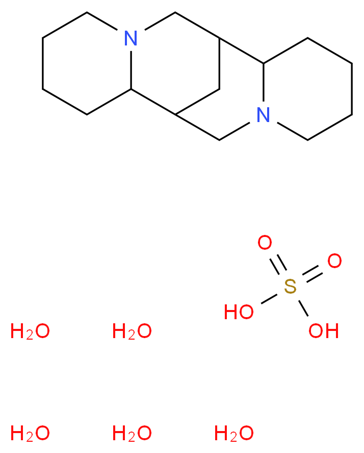 SPARTEINE SULFATE_分子结构_CAS_299-39-8)